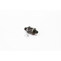 Aeroflow M12 X 1.5MM X -8AN CHECKVALVE BLACK MALE TO MALE BOSCH PUMP