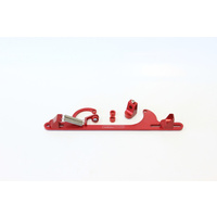 Aeroflow BILLET THROTTLE CABLE BRACKET RED SUITS 4150 STYLE