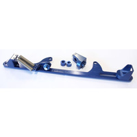 Aeroflow BILLET THROTTLE CABLE BRACKET BLUE SUITS 4500 STYLE