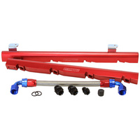 Aeroflow Holden 5L EFI Rail kit Red
