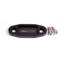 Aeroflow BILLET FUEL PUMP BLOCK OFF BLACK SUIT 302 351C