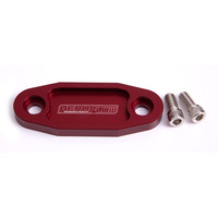 Aeroflow BILLET FUEL PUMP BLOCK OFF RED SUIT 302 351C