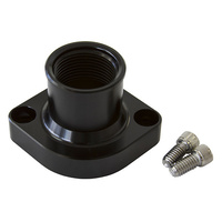 Aeroflow BILLET THERMOSTAT HOUSING BLACK STRAIGHT SUITS 302 351C