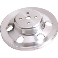Aeroflow BILLET WATER PUMP V PULLEY POLISHED SUIT 302 351C FORD