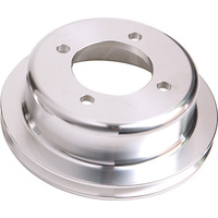 Aeroflow BILLET CRANK V PULLEY 4 BOLT POLISHED SUIT 302 351C FORD