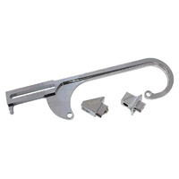 Aeroflow BILLET THROTTLE CABLE BRACKET CHROME SUITS 4150 STYLE CARBS