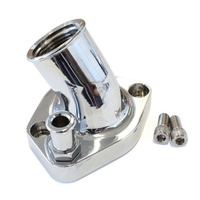 Aeroflow BILLET THERMOSTAT HOUSING CHROME SUITS 45 DEG WINDSOR