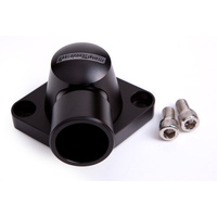 Aeroflow BILLET THERMOSTAT HOUSING BLACK SWIVEL SBC BBC