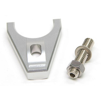 Aeroflow BILLET DISTRIBUTOR HOLD DOWN SILVER BRACKET SUIT HOLDEN V8