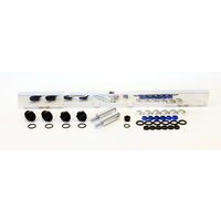 Aeroflow Fuel Rail Kit suits Toyota 2JZsuits 14MM injectors POLISHED