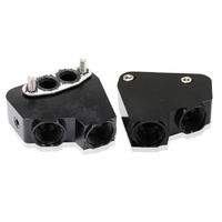 Aeroflow LS OIL COOLER ADAPTER -10ORB PORTS BLACK Vt-vz Use 64-2184