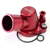 Aeroflow 253 308 HOLDEN THERMOSTAT HOUSING RED W/HEATER SWIVEL