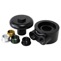 Aeroflow billet sandwich adapt universaLOW PROFILE DESIGN -8ORB