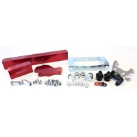 Aeroflow ROTARY FUEL RAIL KIT SERIES 6 7 & 8. MAZDA RX7 RED