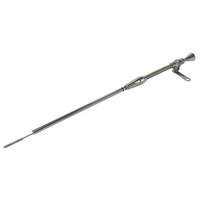 Aeroflow 302-351C CLEV ENGINE DIP STICKBILLET HANDLE S/S BRAIDED TUBE