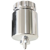 Aeroflow UNIVERSAL CLUTCH BRAKE MASTER REMOTE BILLET RESERVOIR POLISH