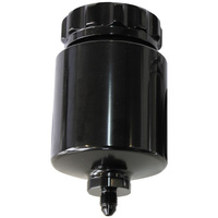 Aeroflow UNIVERSAL CLUTCH BRAKE MASTER REMOTE BILLET RESERVOIR BLACK