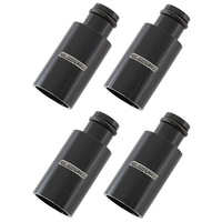 Aeroflow ID INJECTOR ADAPTER LONG SUIT 11MM FUEL RAIL BLACK 4pk