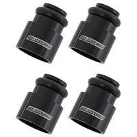 Aeroflow ID INJECTOR ADAPTER SHORT SUIT 14MM FUEL RAIL BLACK 4pk