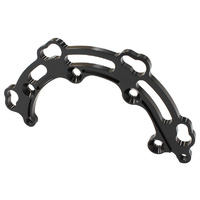 Aeroflow STARTER PLATE FOR BELT GUARD SUIT STD ROOTS BLOWER BLACK