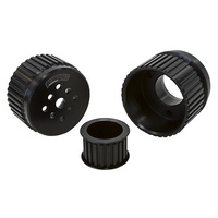Aeroflow GILMER DRIVE KIT - BLACK CHEV V8 WITH LONG W/PUMP