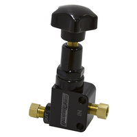 Aeroflow BRAKE PROPORTIONING VALVE KNOBSTYLE BLACK