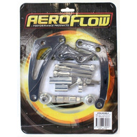 Aeroflow BLACK SBC LOW MOUNT ALT BRACK LEFT SIDE SWP BLACK KIT