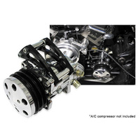 Aeroflow BILLET LOW MOUNT A/C BRACK S/BPASSENGER SIDE LOW SUIT S/B