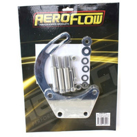 Aeroflow LOW MOUNT ALT BRACKET CHROME B/B CHEV WITH SHORT WATER PUMP