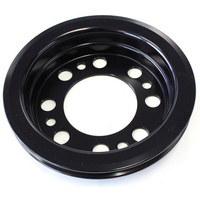 Aeroflow BLACK CRANK V PULLEY SINGLE V HOLDEN V8 VN-ON vt is serpenti