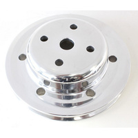 Aeroflow BILLET WATER PUMP V PULLEY HOLDEN V8 HQ-WB POLISHED
