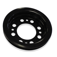 Aeroflow HOLDEN V8 CRANK V PULLEY HQ-WBSUITS EARLY RED W/PUMP BLACK