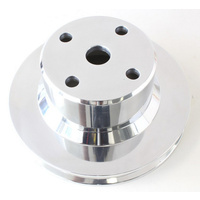 Aeroflow HOLDEN V8 WATER PUMP V PULLEY SUIT VN-ON JUMBO PUMP POLISHED