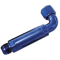 Aeroflow -12AN 90 DEG TO INLINE FILTER FOR USE WITH DRY SUMP PANS