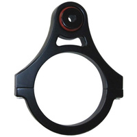 Aeroflow BILLET EXHAUST HANGERS 2.5'' BLACK WITH SOFT HITEMP BOOT