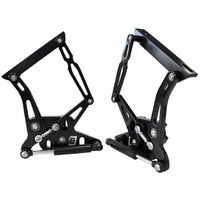 Aeroflow BILLET BONNET HINGE KIT BLACK XR XY FORD FALCON SHINY BLACK