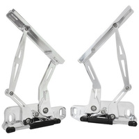 Aeroflow BILLET BONNET HINGE KIT POLISHHQ-WB HOLDEN LH-UC TORANA new