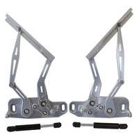 Aeroflow BILLET BONNET HINGE KIT POLISHHQ-WB HOLDEN LH-UC TORANA new