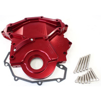 Aeroflow HOLDEN 304 308 BILLET TIMING COVER ACCEPTS MECH FUEL PUMP