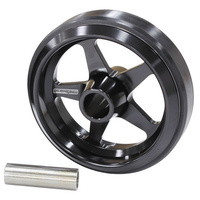 Aeroflow BILLET WHEELIE BAR WHEEL 10000ft/lbs load 3/8-1/2 SLEEV