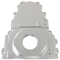 Aeroflow HOLDEN / CHEV LS BILLET 2 PIECTIMING COVER SILVER ANODISED