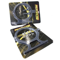 Aeroflow NOS BOTTLE BILLET BRACKETS PAIR BLACK NITROUS