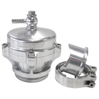 Aeroflow 50mm BLOW OFF VALVE SILVER FINISH V-BAND WELD-ON FLANGE