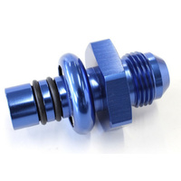 Aeroflow FORD EFI REGULATOR ADAPTER -8AN WITH .550'' SHANK BLUE