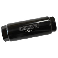 Aeroflow AEROFLOW PRO FILTER 40 MICRON BLACK FEMALE -8 ORB 1.25''x3.5''