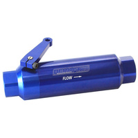 Aeroflow -12ORB INLINE FILTER WITH BALLVALVE STAINLESS STEEL 60 micr