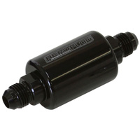 Aeroflow AEROFLOW FILTER 40 MICRON BLACK -6AN 1.25'' x 3'' NOTES