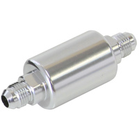 Aeroflow AEROFLOW FILTER 40 MICRON SILVER -6AN 1.25'' x 3'' NOTES
