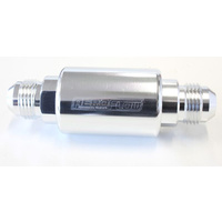Aeroflow AEROFLOW FILTER 40 MICRON SILVER -8AN 1.25'' x 3'' NOTES