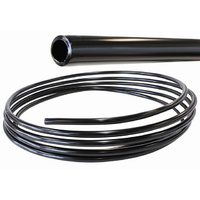 Aeroflow 1/4'' ALLOY FUEL LINE (6.35mm) BLACK ANODISED ETHANOL 25ft